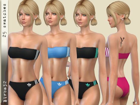 Birba32's Sport Swimwear Die Sims 4, Cc Clothes, Pelo Sims, The Sims 4 Packs, Sims 4 Teen, Sims 4 Dresses, Sims 4 Characters, The Sims 4 Download, Sims 4 Toddler