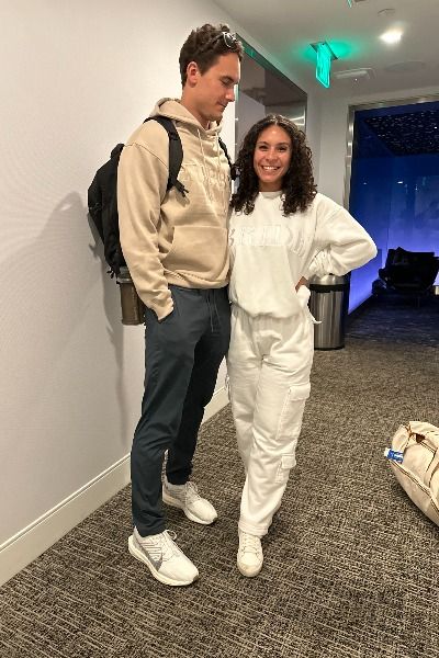 bryce watts, chad hansen, bride, bridal outfit, airport fit, airplane outfit, fit check, six stories, wedding, wedding outfit Wedding Airport Outfit, Bridal Airport Outfit, Bride Airport Outfit, Airplane Outfit, Airport Fit, Outfit Airport, Airplane Outfits, Airport Fits, Bridal Outfit