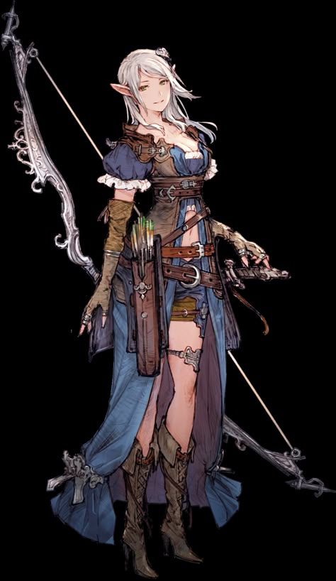 Spear Weilders, Weiblicher Elf, Female Character Concept, Bow And Arrow, 수채화 그림, Warrior Princess, Fantasy Rpg, 판타지 아트, 영감을 주는 캐릭터