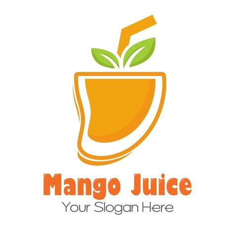 Mango Logo, Juice Logo, Sweet Logo, Mango Drinks, Fresh Drink, Drink Design, Fresh Drinks, Drinks Logo, Mango Juice