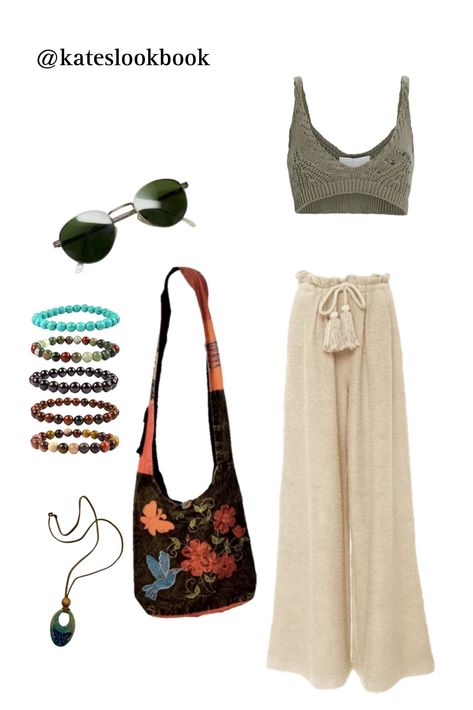 Hippie outfit, boho outfit, hippie fashion, bohemian fashion, earthy outfit, nature outfit, hiking outfit, biology student outfit, camping outfit, festival outfit, party outfit, school outfit, college outfit, study outfit Hippie School Outfits, Outfit Camping, Student Outfit, Biology Student, Camping Outfit, Outfit Hippie, Study Outfit, Outfit College, Outfit School