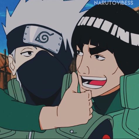 Guy Naruto, Guy Sensei, Friendship Art, Anime Friendship, Kakashi Sensei, Art Album, Naruto Kakashi, Naruto Pictures, Kakashi Hatake