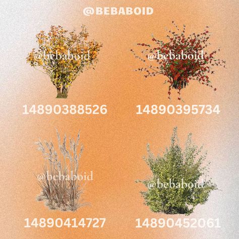 bloxburgdecals, roblox, decalcodes, plants, fall, autumn, halloween, nature, Tree Decals Bloxburg, Decals For Bloxburg, Bloxburg Photos, Plant Decals, Decal Bloxburg, Bloxburg Tips, Halloween Nature, Decals Bloxburg, Winter House Exterior