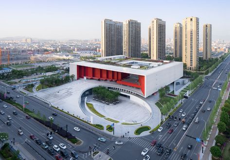 Contemporary Stairs, Construction Area, Contemporary Exterior, Cultural Architecture, Contemporary Farmhouse, Rustic Contemporary, Ulsan, Chinese Architecture, Research Institute