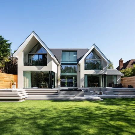 Fleet House - Contemporary - House Exterior - London - by Webb Yates Engineers | Houzz UK Beautiful House Exterior, Beautiful Houses Exterior, Architecture Windows, House Exterior Ideas, Dream House Modern, Dnevni Boravak, Cottage Extension, Architecture Contemporary, Kerb Appeal