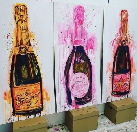 Art for your CLF (Champagne Loving Friend) – THE CHAMPAGNE CHICK Champagne Canvas Art, Champagne Bottle Painting Canvas, Champagne Bottle Art, Champagne Painting, Things To Gift, Champagne Art, Kitchen Painting, Collage Material, Contemporary Art Photography