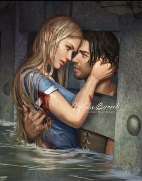 Lara And Aren, Traitor Queen, Sydney Mack, The Bridge Kingdom, Plated Prisoner, Acotar Fanart, Mythical Art, Novel Inspiration, Book Fanart