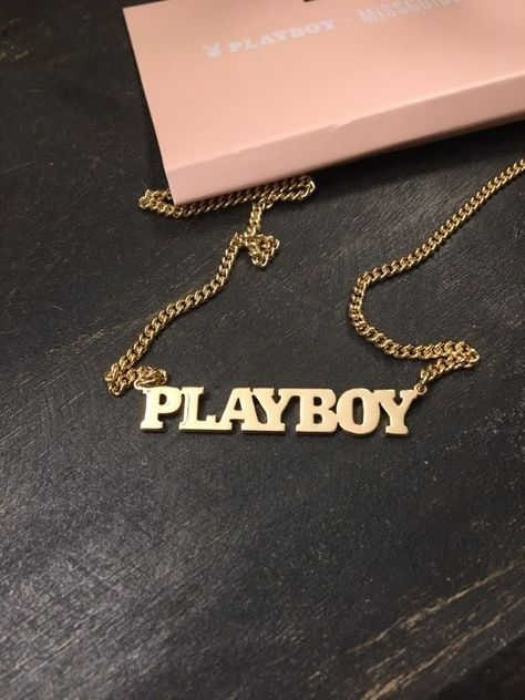 Playboy Necklace, Lovers Lane, Playboy Bunny, Gold Jewelry Necklace, Brand Me, Brown Aesthetic, Girl Next Door, Jewelry Necklace, Vision Board