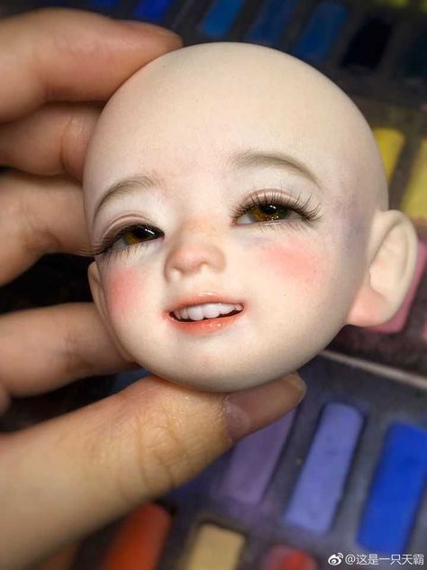 Bjd Makeup, Bjd Dolls Girls, 얼굴 드로잉, 얼굴 그리기, Fantasy Art Dolls, Doll Makeup, Doll Painting, Art Dolls Handmade, Poses References