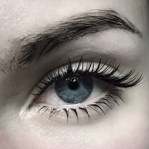 An Eye, Blue Eyes, Lashes, Black And White, Blue, White, Black