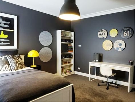 18 Brilliant Teenage Boys Room Designs Defined by Authenticity homesthetics (13) Teenager Bedroom Boy, Teenage Boy Room, Boys Room Design, Teen Boy Room, Boy Bedroom Design, Teenage Room, Decor Ikea, Teen Boy Bedroom