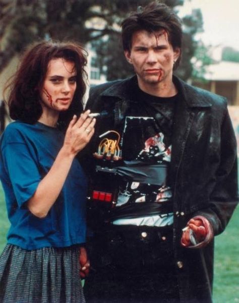 JD and veronica Veronica Heathers, Heathers Costume, Jd Heathers, Jd And Veronica, Heathers Movie, Veronica Sawyer, Heathers The Musical, Christian Slater, Winona Ryder