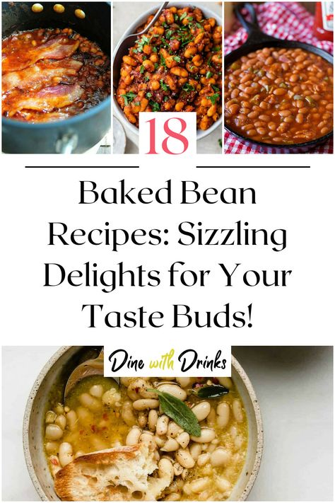 Collage of 4 baked bean recipes. Savory Baked Beans, Heirloom Beans Recipes, Vegetables Dishes, Best Baked Beans, Beans Recipes, Baked Bean Recipes, Veggie Meals, Side Dishes For Bbq, Best Beans