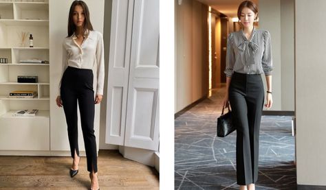 Job Interview Outfits For Women to Make the Best Impression - Styl Inc Dressing For An Interview, Embassy Interview Outfit, Job Interview Shoes For Women, Women Job Interview Outfits, Tech Interview Outfit Women, Jon Interview Outfit Women, Visa Interview Outfit Women, Work Interview Outfit, Retail Interview Outfit