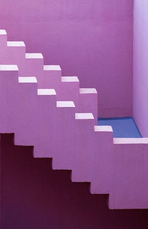 Multicolored Architectural Photography in Spain – Fubiz Media Murs Roses, Architecture Unique, Ricardo Bofill, Colour Architecture, Geometric Architecture, Minimal Photography, Layout Architecture, Green Architecture, Baroque Architecture