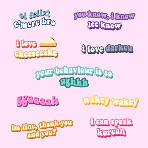 Stan stray kids for clear skin!! Check out these quotes on Redbubble by clicking the link! It is in the Stray Kids collection. Available on many products! @zizouuu! ❤ Skz Iconic Lines, Stray Kids Iconic Lines, Stray Kids Quotes, Iconic Lines, Pop Stickers, Instagram Gift, Scrapbook Materials, Kid Memes, Kids Collection