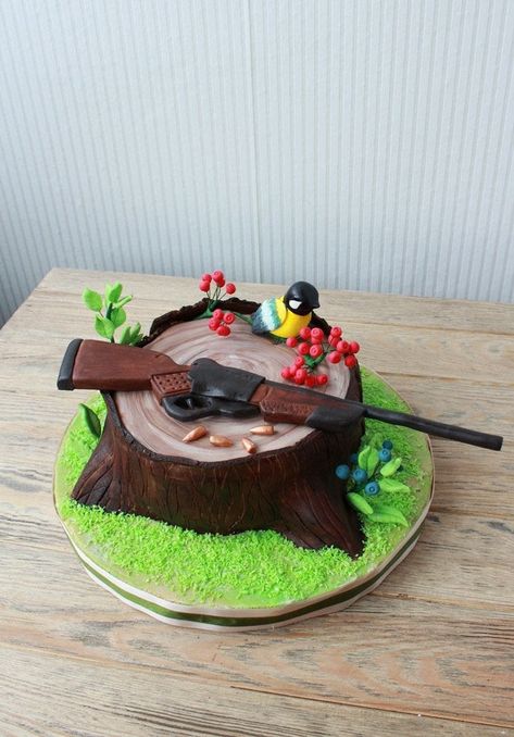 Hunter Theme Cake, Wedding Hunting Theme, Hunting Cakes For Boys, Hunting Theme Cake, Duck Hunting Cakes, Hunting Wedding Theme, Dentist Cake, Hunter Birthday, Hunting Birthday Party