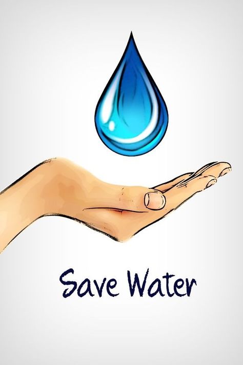 Save Water Images, Water Conservation Poster, Save Water Drawing, Social Awareness Posters, Save Water Poster Drawing, Save Water Poster, Earth Drawings, Water Images, Awareness Poster