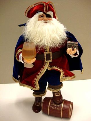 pirate-santa Pirate Santa, Pirate Christmas, Pirates Cove, Saint Nick, Nautical Christmas, Tropical Christmas, Fabulous Christmas, Night Before Christmas, Pirate Life