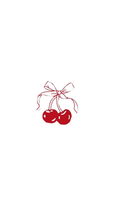 red cherry bow Coquette Cherry Wallpaper, Dark Cherry Wallpaper, Red Bow Wallpaper, Red Aesthetic Images, Red Bow Aesthetic, Winter Widgets, Coquette Wallpapers, Bow Wallpaper Iphone, Red And White Wallpaper