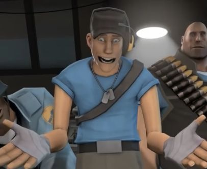 Tf2 Meme Faces, Blue Scout Tf2, Scout Tf2 Pfp, Scout Tf2, Tf2 Scout, Reaction Image, Tf2 Memes, Team Fortess 2, Fortress 2