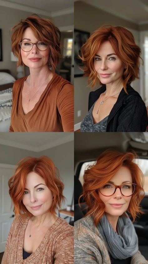 Jayne Matthews, Good Haircut, Over 40 Hairstyles, Short Red Hair, Blonde Bob Hairstyles, Girls Short Haircuts, Old Hairstyles, All Face Shapes, Red Hair Woman