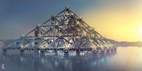 Shimizu Megacity Pyramid V.2 (TRY 2004) Minecraft Project Minecraft Pyramid, Mega City, Arcology, Infinite Universe, Minecraft Plans, Parametric Architecture, Minecraft Map, Pocket Edition, Minecraft Architecture