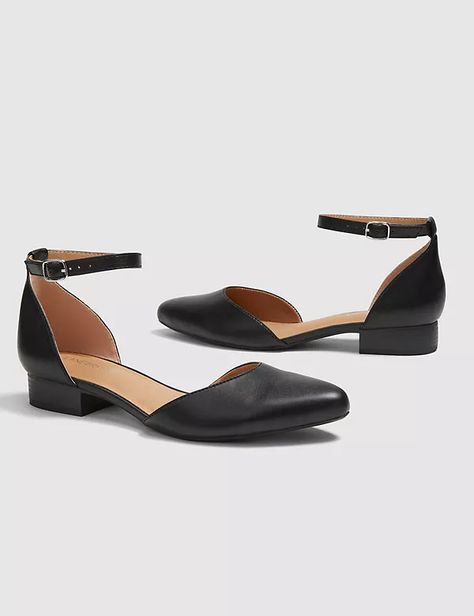 Wide Width Shoes For Plus Size Women | Lane Bryant Wide Width Shoes For Women, T Strap Flats, Pants Skirts, Skirts Jeans, Ankle Strap Flats, Wide Width Shoes, Update Your Wardrobe, Wide Calf Boots, Leather Flats