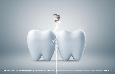 Dental Puns, Dental Ads, Dental Social Media, Dental Images, Dental Posters, Teeth Design, Advertising Awards, Ads Creative Advertising Ideas, Dental Logo