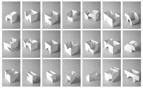 Architecture Concept Models — Archisoup Study Model Architecture Ideas, Massing Model, Mass Model, Paper Model Architecture, Geometric Patterns Drawing, Conceptual Model, Box Architecture, Model Architecture, Cardboard Model