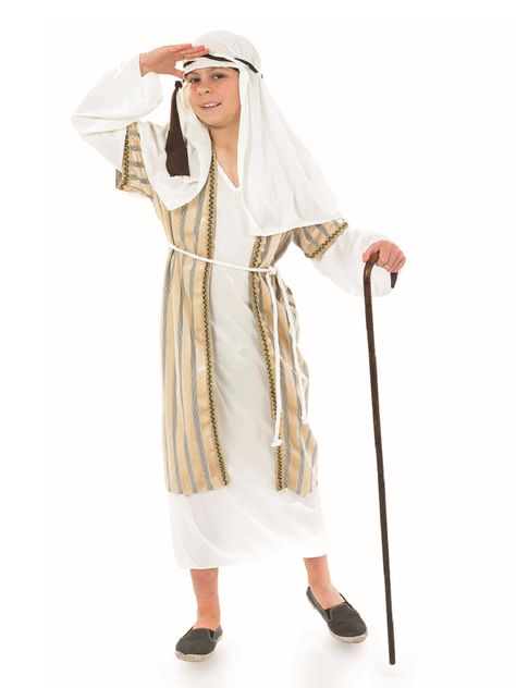 Children's Shepherd costume Victorian Boy Costume, Boys Clown Costume, Joseph Costume, Shepherd Costume, Sheep Costumes, Childrens Fancy Dress, Boys Fancy Dress, Nativity Costumes, Victorian Boy