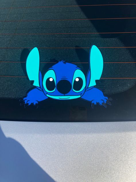 Stitch Car Decal, Stitch Merch, Disney Car Decals, Disney Car, Car Life, Stitch Clothes, Car Ideas, Kitty Wallpaper, Disney Cars