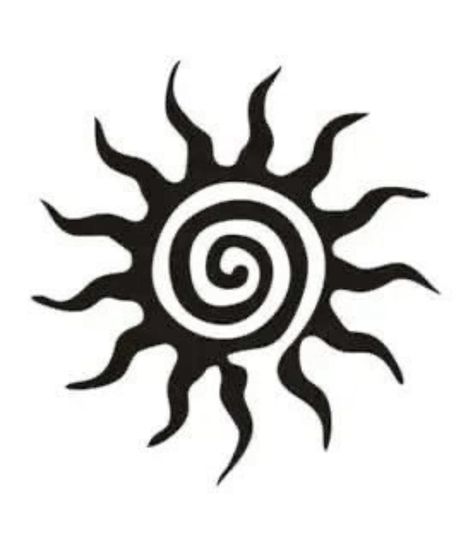 Spiral Tattoos, Baba Jaga, D Tattoo, Tattoo Templates, Doodle Tattoo, Sun Tattoos, Sun Tattoo, Spine Tattoos, Best Tattoo Designs