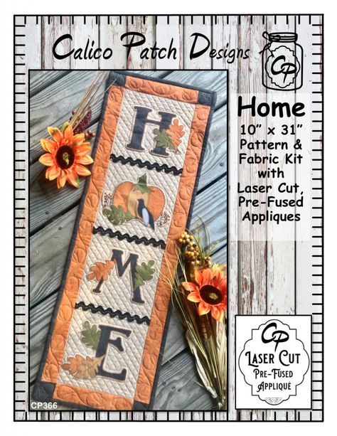 HOME Fall Quilt Patterns, Wall Quilt Patterns, Wool Appliqué, Foundation Paper Piecing Patterns, Fall Sewing, Wool Applique Patterns, Hanging Quilts, Penny Rug, Applique Quilting