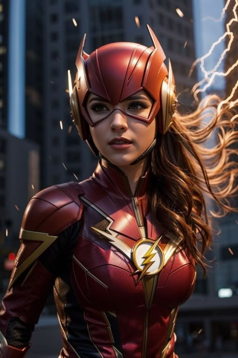 Female Speedster, Female Flash, Women Heroes, Dc Flash, Superhero Costumes Female, Flash Characters, New Superheroes, Female Comic Characters, Catwoman Comic