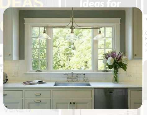 Kitchen Window Above Sink, Kitchen Window Over Sink Ideas, Kitchen Windows Above Sink, Window Above Kitchen Sink, Window Over Kitchen Sink, Window Above Sink, Large Kitchen Window, Over Kitchen Sink, Above Kitchen Sink