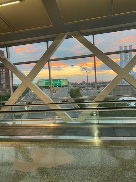 Logan Airport Boston, Boston Logan Airport, Boston Airport Aesthetic, Sunset Airport, Boston Sunset, Boston Airport, Airport Sunset, Book Planning, Highway Bridge