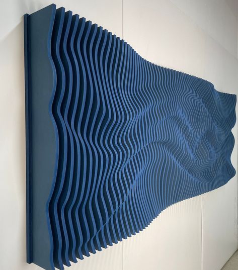 Wood Wave Wall Art, 3d Print Wall Art, 3d Wall Sculpture, Panel 3d, Large Wood Wall Art, Living Wall Decor, Acoustic Panel, Sculpture Wood, Sound Wave