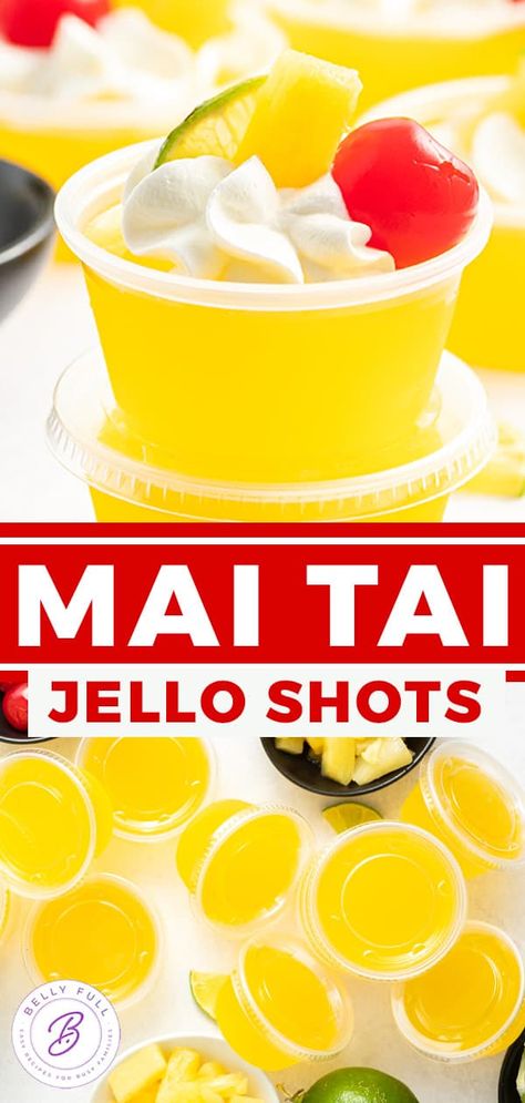 Pina Colada Jello Shots, Alcohol Desserts, Boozy Cakes, Pineapple Jello, Frozen Pina Colada, Slushy Drinks, Jell O Shots, Jello Cups, Jelly Shots