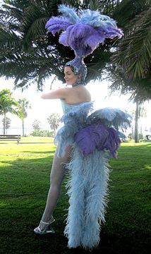 Costume Showgirls Costume, Show Girl Costume, Feathered Headdress, Seussical Costumes, Grey Photos, Showgirl Costume, Vegas Showgirl, Show Girl, Samba Costume