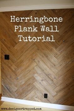 Diy Plank Wall, Herringbone Wall, Herringbone Wood, Entry Wall, Wood Walls, Old Fences, Plank Walls, Apartment Diy, Herringbone Tile