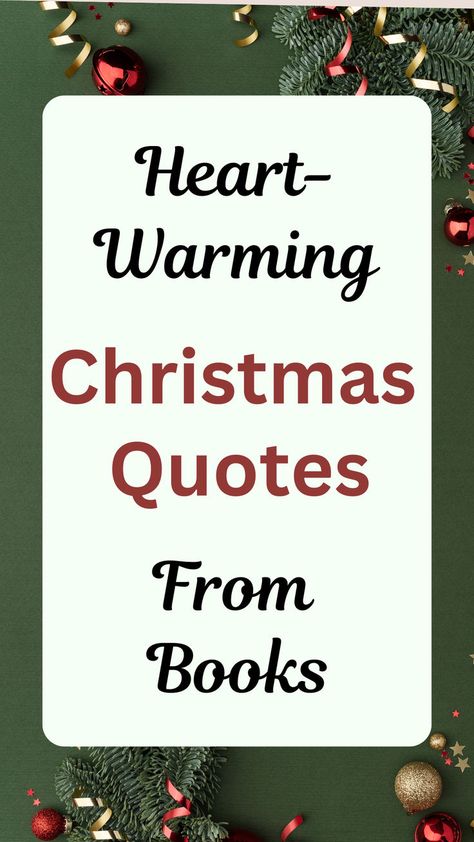 Looking for some festive words? These Christmas quotes from beloved book quotes will bring joy and warmth to your holiday season! Christmas Book Quotes Aesthetic, Christmas Quotes From Books, Christmas Book Quotes, Festive Season Quotes, Christmas Thoughts Quotes, Magic Of Christmas Quotes, Christmas Quotes Aesthetic, Inspirational Christmas Quotes, Quotes About Christmas