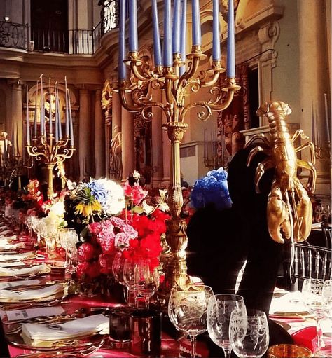 You have never seen a party as opulent or beautiful as this. Surrealist Party, Lavish Birthday Party, Surrealist Ball, 30th Bday Party, 30th Birthday Bash, Carnival Wedding, Put A Ring On It, Step Inside, Party Inspiration