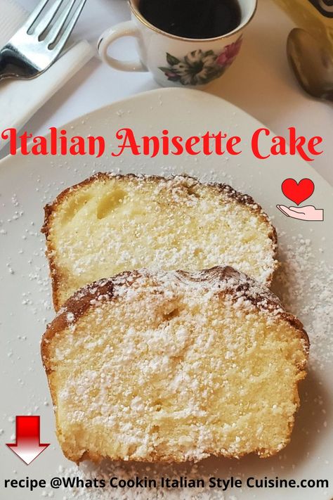 Italian Lemon Cake Italy, Nanas Italian Love Cake, Italian Bundt Cake Recipes, Italian Pound Cake Recipes, Italian Bundt Cake, Italian Pound Cake, Italian Cakes Traditional, Anise Cake, Traditional Italian Desserts