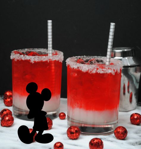 The Mickey Mouse Cocktail Almond Loaf Cake, Almond Loaf, Almond Glaze, Vodka Mixes, Disney Drinks, Spring Dessert, Birthday Cocktails, Mickey Mouse Theme, Birthday Drinks