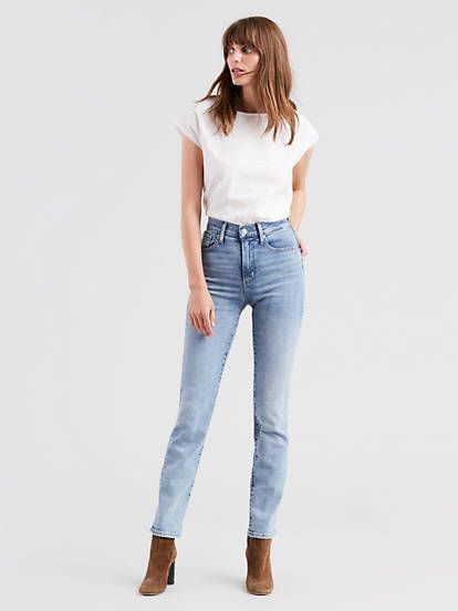 724 High Rise Straight Jeans - Medium Wash | Levi's® US