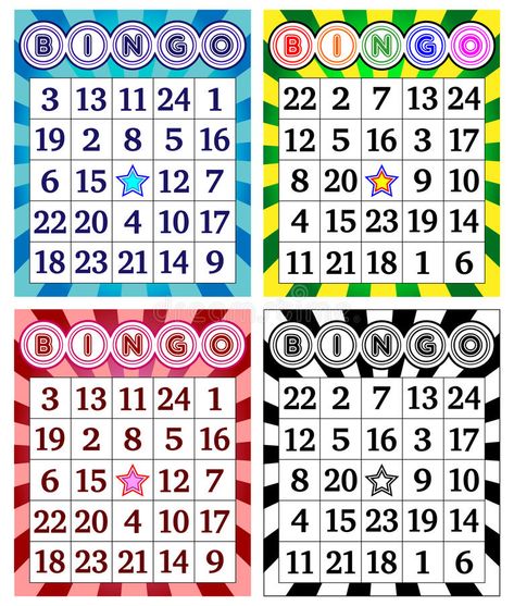 Set of Bingo Cards stock vector. Illustration of bingo - 86145588 Bingo Cards To Print, Custom Bingo Cards, Bingo Card Generator, Bingo Patterns, Printable Bingo Cards, Free Printable Bingo Cards, Blank Bingo Cards, Bingo Card Template, Free Bingo Cards