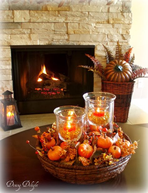 Table Halloween, Fall Coffee Table, Coffee Table Centerpieces, Fall Colours, Fall Thanksgiving Decor, Fall Deco, Autumn Decorating, Thanksgiving Centerpieces, Harvest Decorations