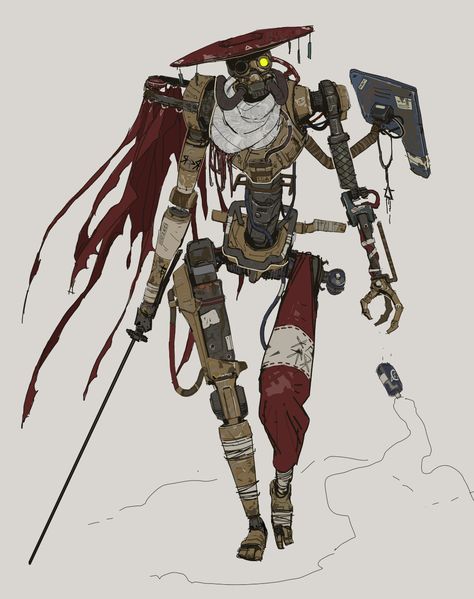 ArtStation - WEARY PEOPLE, kim seongcheol Mechanical Character Design, Graphisches Design, Art Games, Incredible Art, Cool Robots, Arte Robot, Cyberpunk Character, Concept Art Character, A Robot