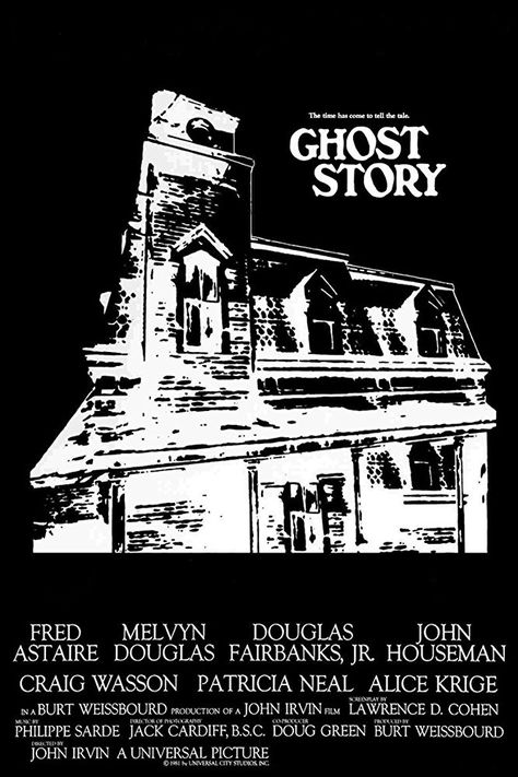 Ghost Story Ghost Film, Melvyn Douglas, Patricia Neal, Douglas Fairbanks, The Best Movies, Ghost Story, Pocket Books, Best Movies, Fred Astaire